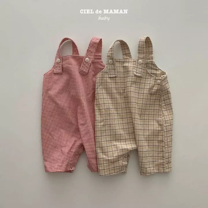 Ciel De Maman - Korean Baby Fashion - #babygirlfashion - Bebe Cube Dungarees