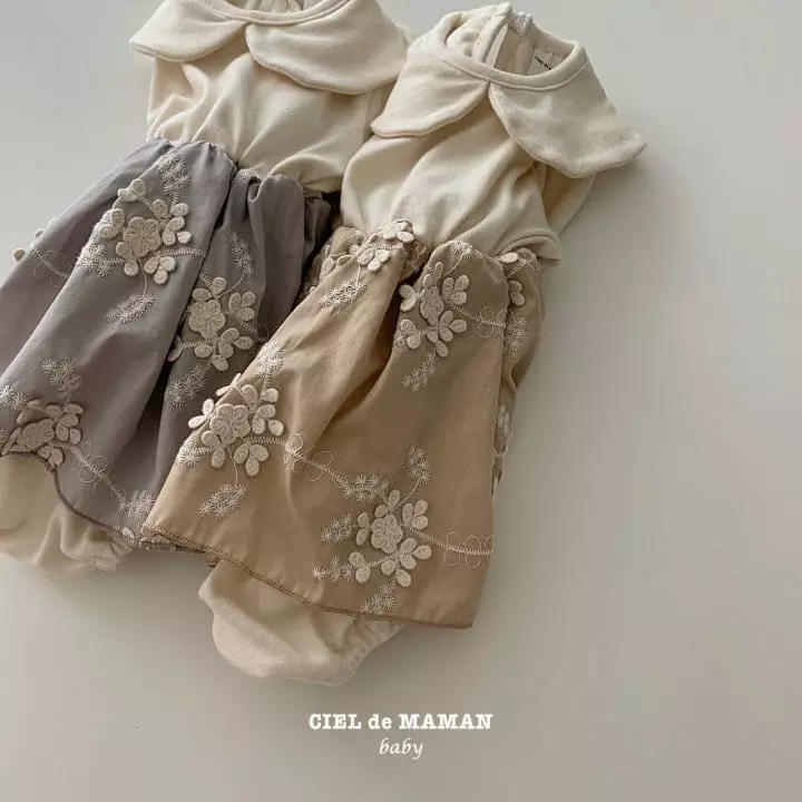 Ciel De Maman - Korean Baby Fashion - #babygirlfashion - Bebe Pretty One-piece Bodysuit - 10