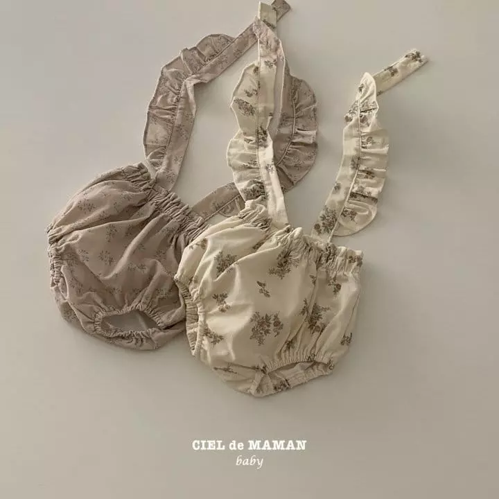 Ciel De Maman - Korean Baby Fashion - #babylifestyle - Bebe Frill Dungarees Bloomer