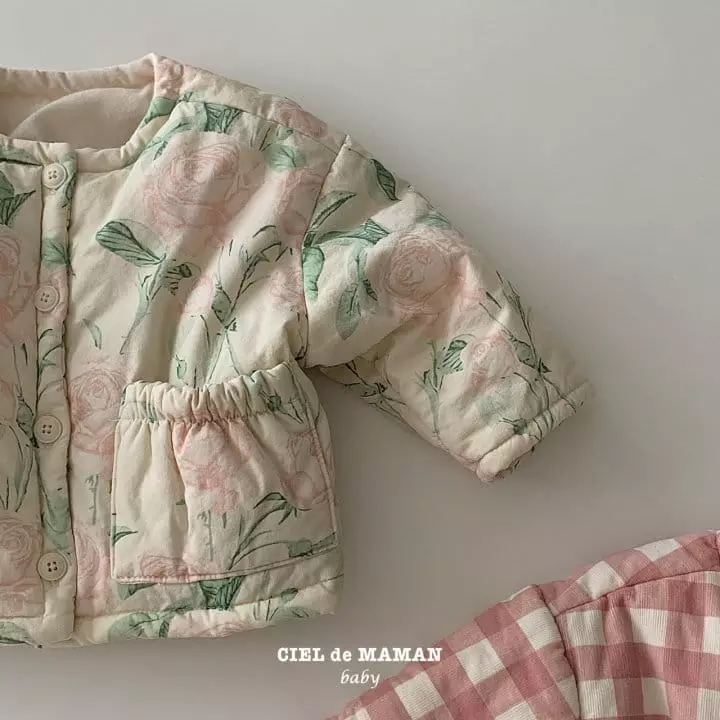 Ciel De Maman - Korean Baby Fashion - #babyoninstagram - Bebe Quilting Jumper - 9