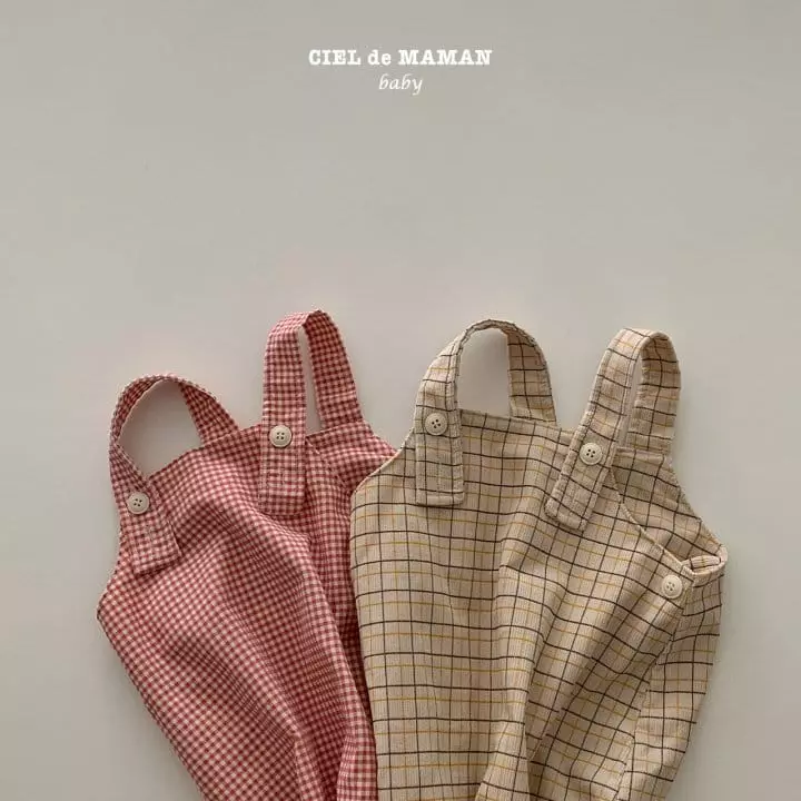 Ciel De Maman - Korean Baby Fashion - #babyoninstagram - Bebe Cube Dungarees - 3