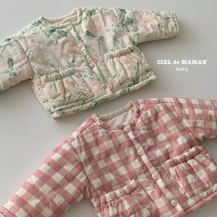 Ciel De Maman - Korean Baby Fashion - #babyootd - Bebe Quilting Jumper - 10