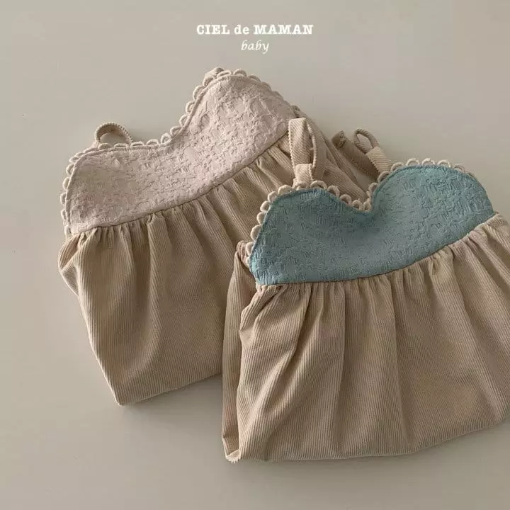 Ciel De Maman - Korean Baby Fashion - #babyootd - Jacquard Rib Overall