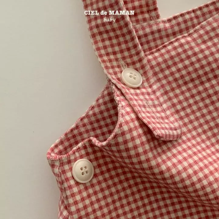 Ciel De Maman - Korean Baby Fashion - #babyoutfit - Bebe Cube Dungarees - 5