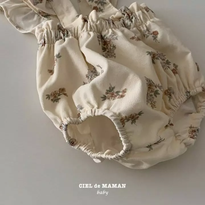 Ciel De Maman - Korean Baby Fashion - #babyootd - Bebe Frill Dungarees Bloomer - 4