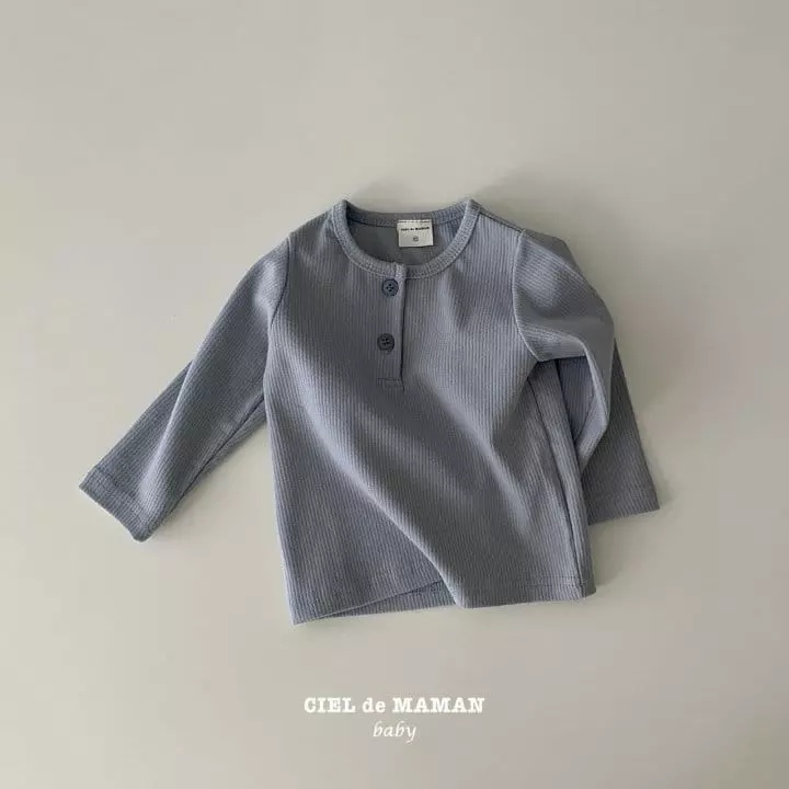 Ciel De Maman - Korean Baby Fashion - #babyoutfit - Bebe Basic Tee - 3