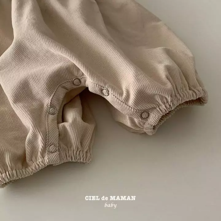 Ciel De Maman - Korean Baby Fashion - #babyoutfit - Jacquard Rib Overall - 2