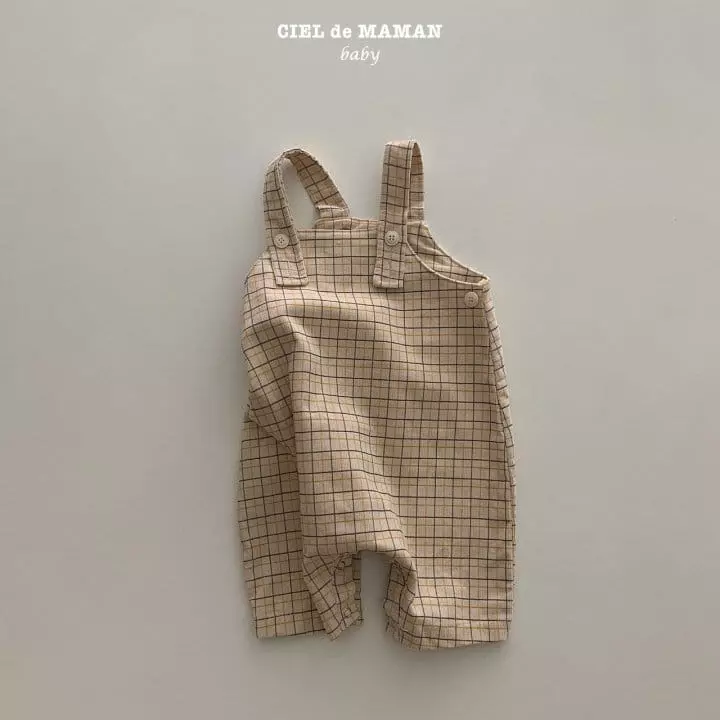 Ciel De Maman - Korean Baby Fashion - #babywear - Bebe Cube Dungarees - 7