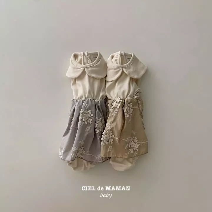 Ciel De Maman - Korean Baby Fashion - #babywear - Bebe Pretty One-piece Bodysuit