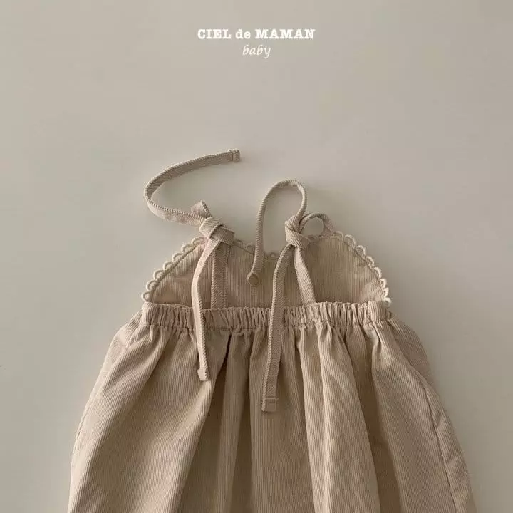 Ciel De Maman - Korean Baby Fashion - #onlinebabyboutique - Jacquard Rib Overall - 5