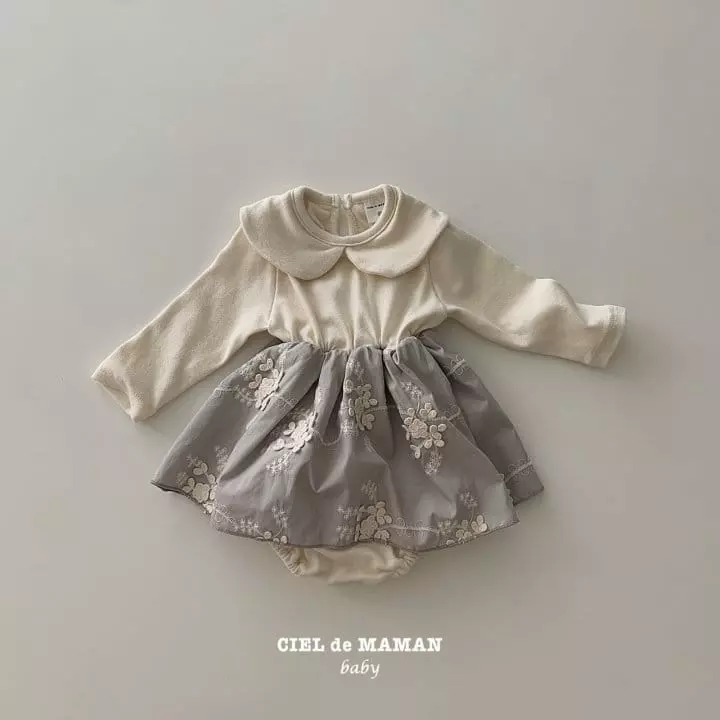 Ciel De Maman - Korean Baby Fashion - #onlinebabyboutique - Bebe Pretty One-piece Bodysuit - 2