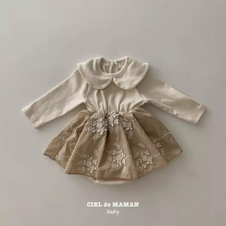 Ciel De Maman - Korean Baby Fashion - #onlinebabyshop - Bebe Pretty One-piece Bodysuit - 3
