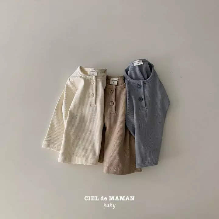 Ciel De Maman - Korean Baby Fashion - #smilingbaby - Bebe Basic Tee - 8