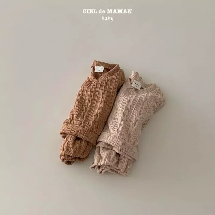 Ciel De Maman - Korean Baby Fashion - #smilingbaby - Bebe Twist Vest Set - 6