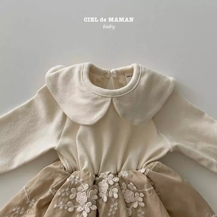 Ciel De Maman - Korean Baby Fashion - #onlinebabyshop - Bebe Pretty One-piece Bodysuit - 4