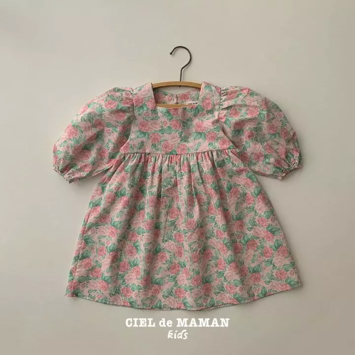 Ciel De Maman - Korean Children Fashion - #Kfashion4kids - Rose One-piece - 9