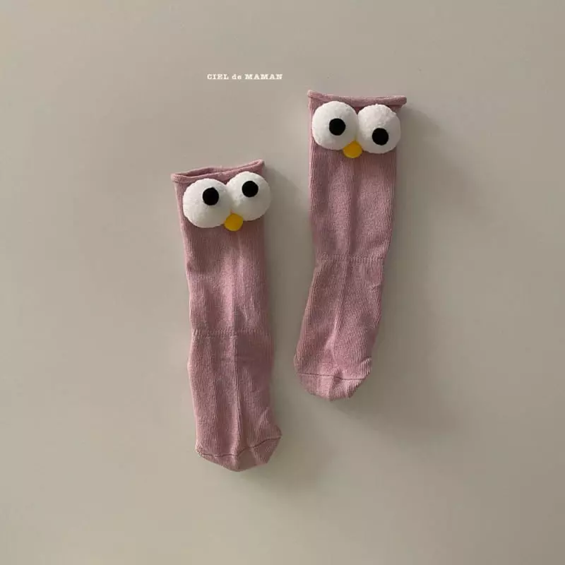 Ciel De Maman - Korean Children Fashion - #Kfashion4kids - Big Eyes Socks - 7