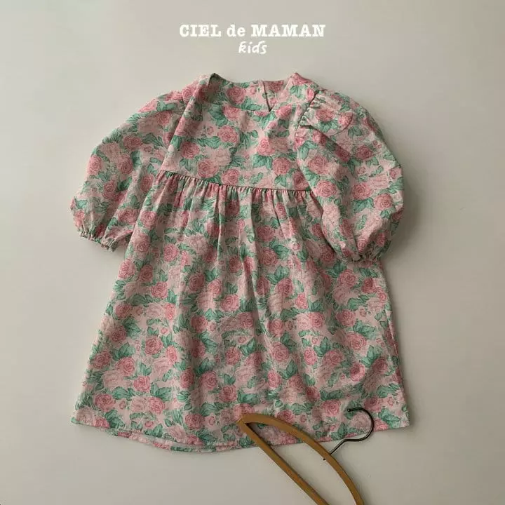 Ciel De Maman - Korean Children Fashion - #childofig - Rose One-piece