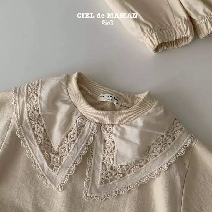 Ciel De Maman - Korean Children Fashion - #childofig - Lace Top Bottom Set - 5