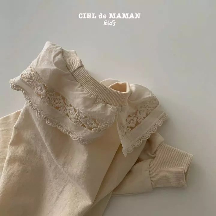 Ciel De Maman - Korean Children Fashion - #childofig - Lace Top Bottom Set - 6