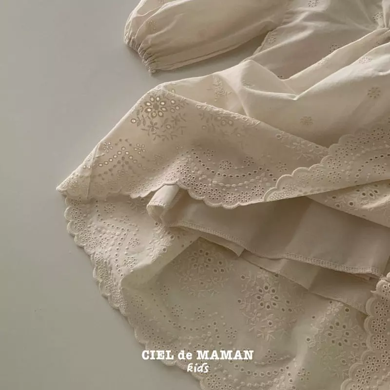 Ciel De Maman - Korean Children Fashion - #childofig - Punching Frill One-piece - 4