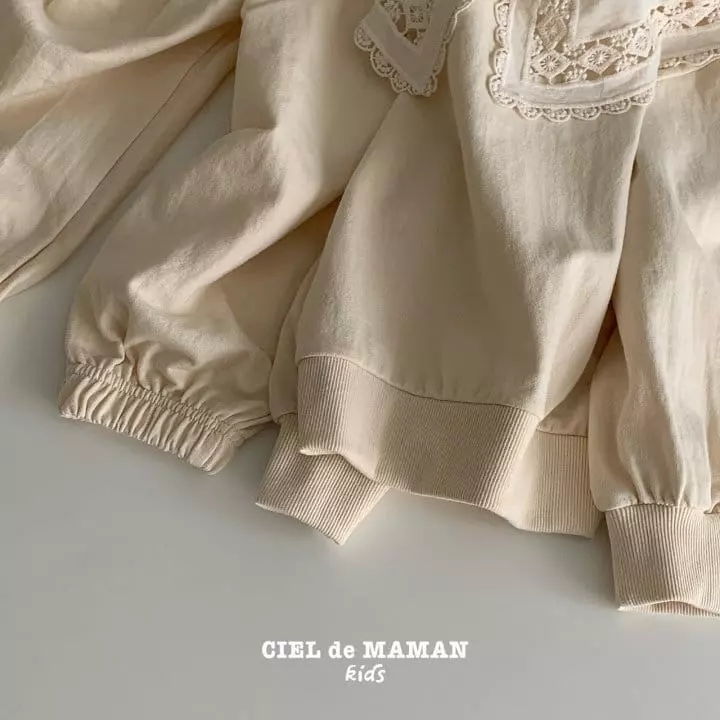 Ciel De Maman - Korean Children Fashion - #designkidswear - Lace Top Bottom Set - 8