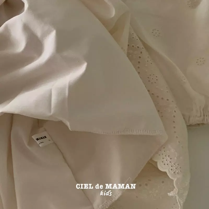 Ciel De Maman - Korean Children Fashion - #designkidswear - Punching Frill One-piece - 5