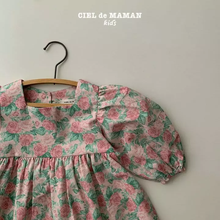 Ciel De Maman - Korean Children Fashion - #designkidswear - Rose One-piece - 4