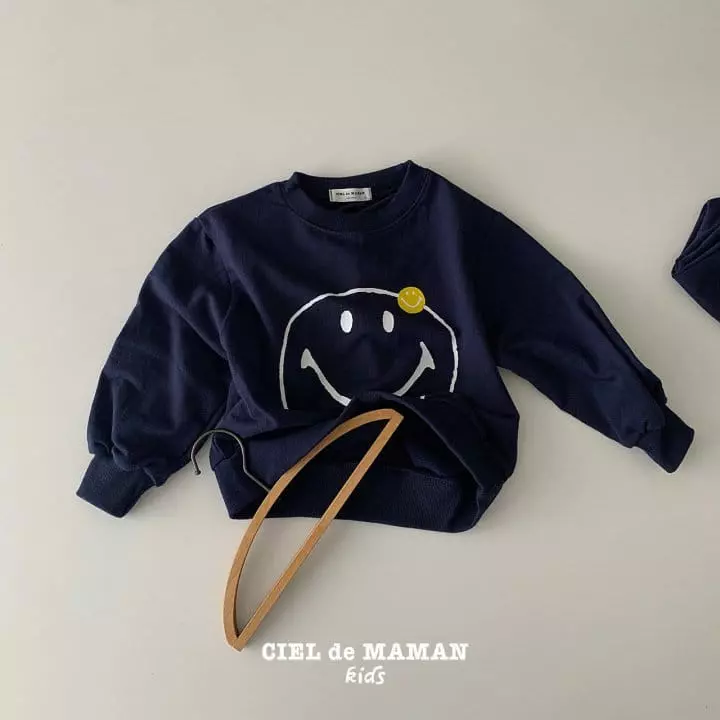 Ciel De Maman - Korean Children Fashion - #discoveringself - Smile Top Bottom Set - 8