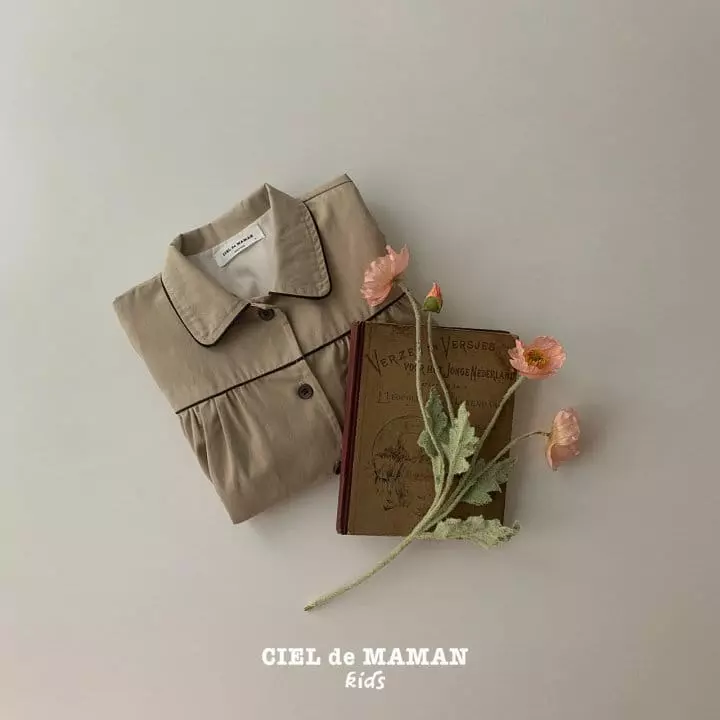 Ciel De Maman - Korean Children Fashion - #fashionkids - Us Trench Coat - 3