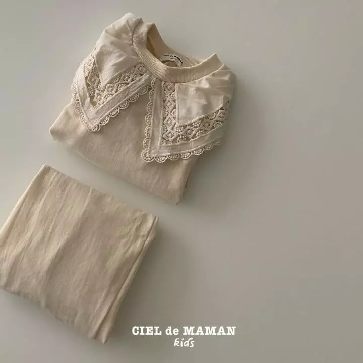 Ciel De Maman - Korean Children Fashion - #fashionkids - Lace Top Bottom Set - 10