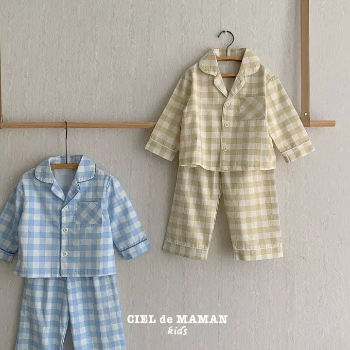 Ciel De Maman - Korean Children Fashion - #kidsshorts - Mom Classic Pajamas - 12