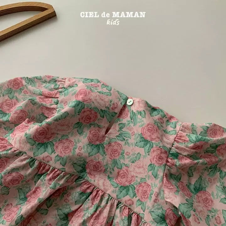 Ciel De Maman - Korean Children Fashion - #kidsshorts - Rose One-piece - 6