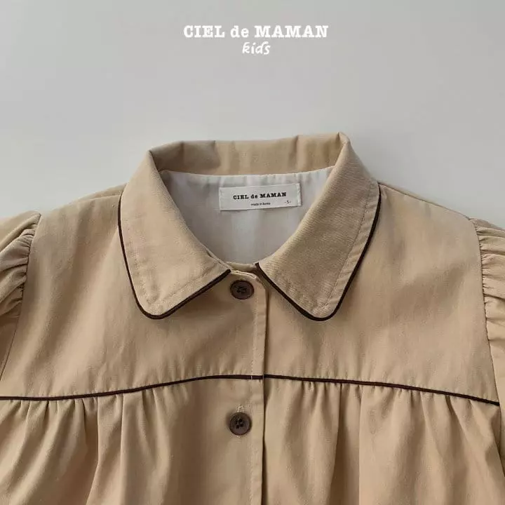 Ciel De Maman - Korean Children Fashion - #fashionkids - Us Trench Coat - 4