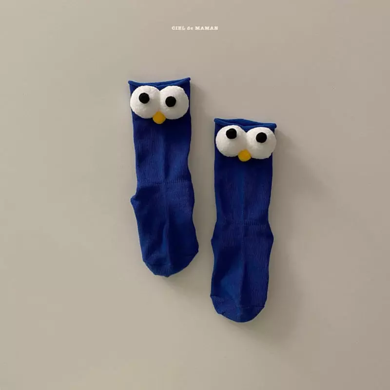 Ciel De Maman - Korean Children Fashion - #fashionkids - Big Eyes Socks - 4