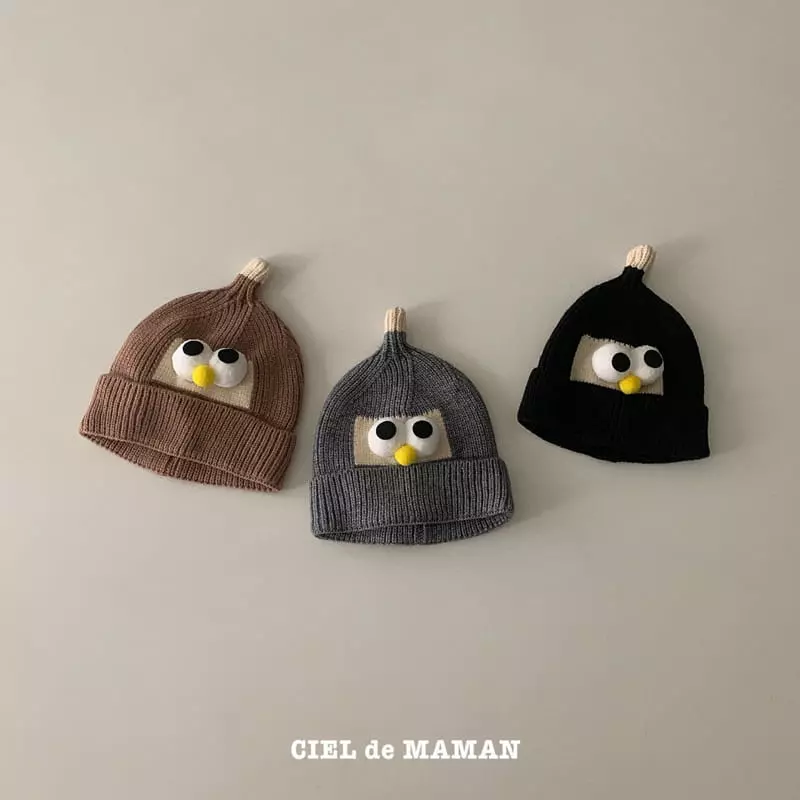Ciel De Maman - Korean Children Fashion - #kidsshorts - Bog Eyes Beanie - 2