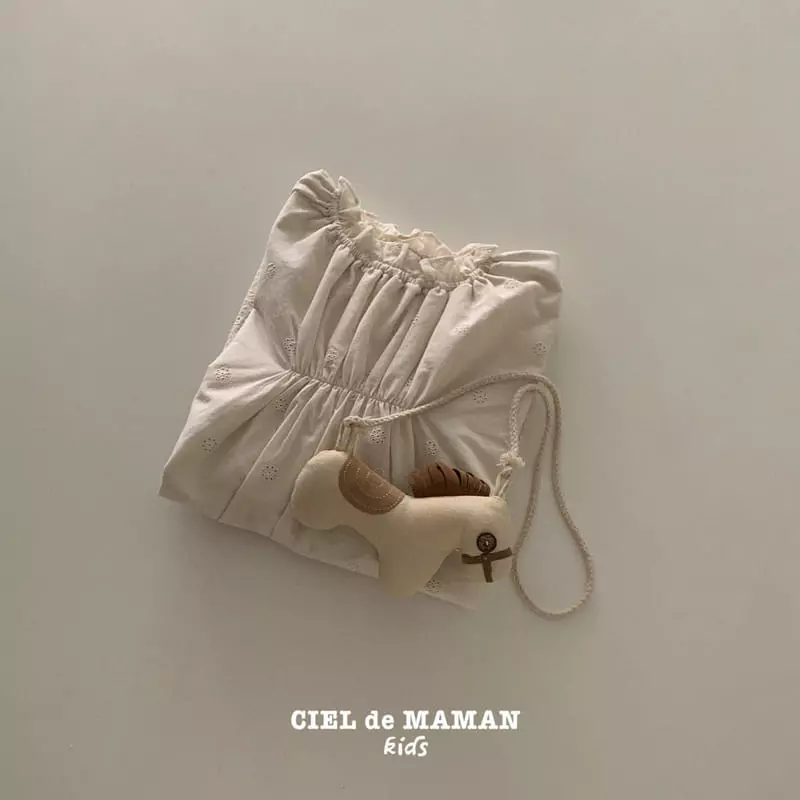Ciel De Maman - Korean Children Fashion - #kidsshorts - Punching Frill One-piece - 8
