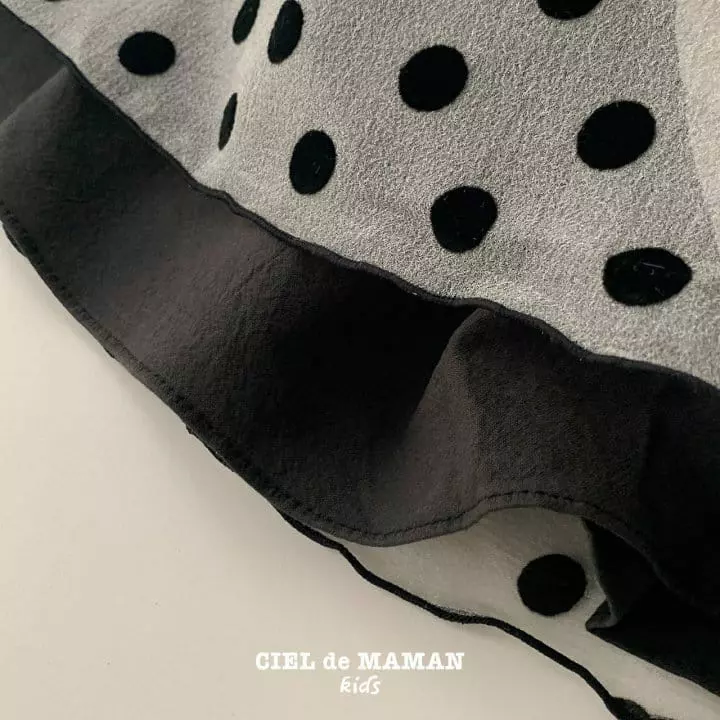 Ciel De Maman - Korean Children Fashion - #kidsstore - Dot Smocked One-piece - 6