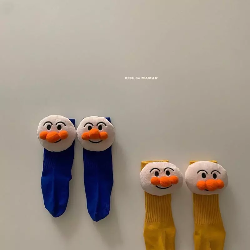 Ciel De Maman - Korean Children Fashion - #kidsshorts - Gginbbang Knee Socks - 4