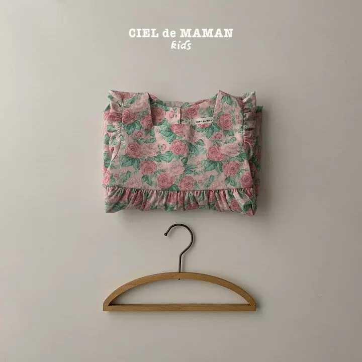 Ciel De Maman - Korean Children Fashion - #kidzfashiontrend - Rose One-piece - 8