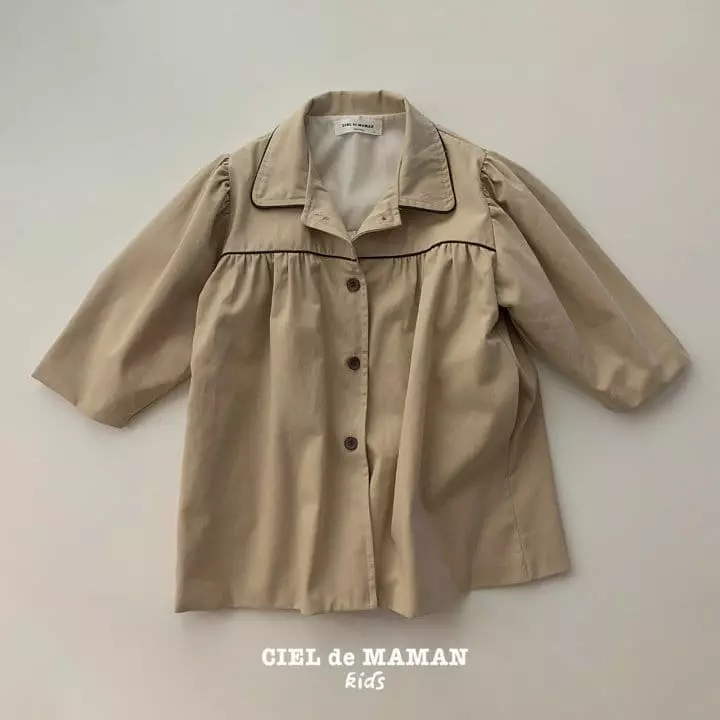 Ciel De Maman - Korean Children Fashion - #littlefashionista - Us Trench Coat - 8