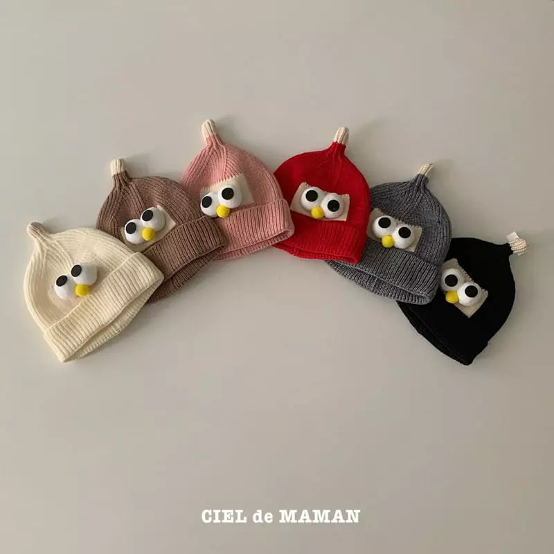 Ciel De Maman - Korean Children Fashion - #littlefashionista - Bog Eyes Beanie - 6