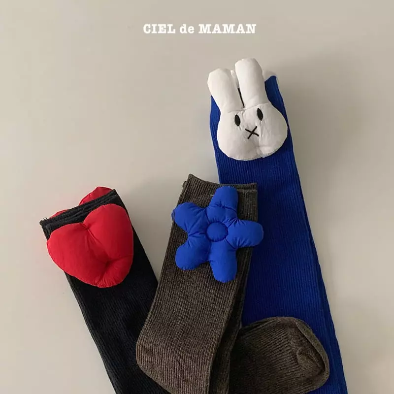 Ciel De Maman - Korean Children Fashion - #magicofchildhood - Padding Knee Socks Set - 3