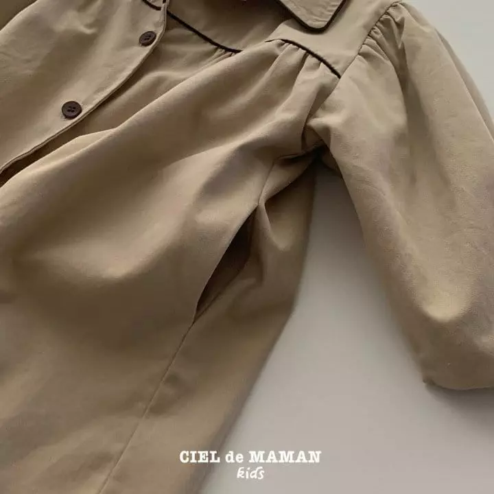 Ciel De Maman - Korean Children Fashion - #minifashionista - Us Trench Coat - 10