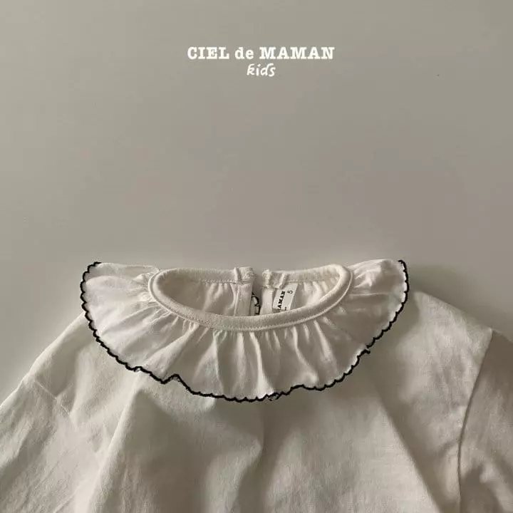 Ciel De Maman - Korean Children Fashion - #minifashionista - Petit Collar Tee - 7