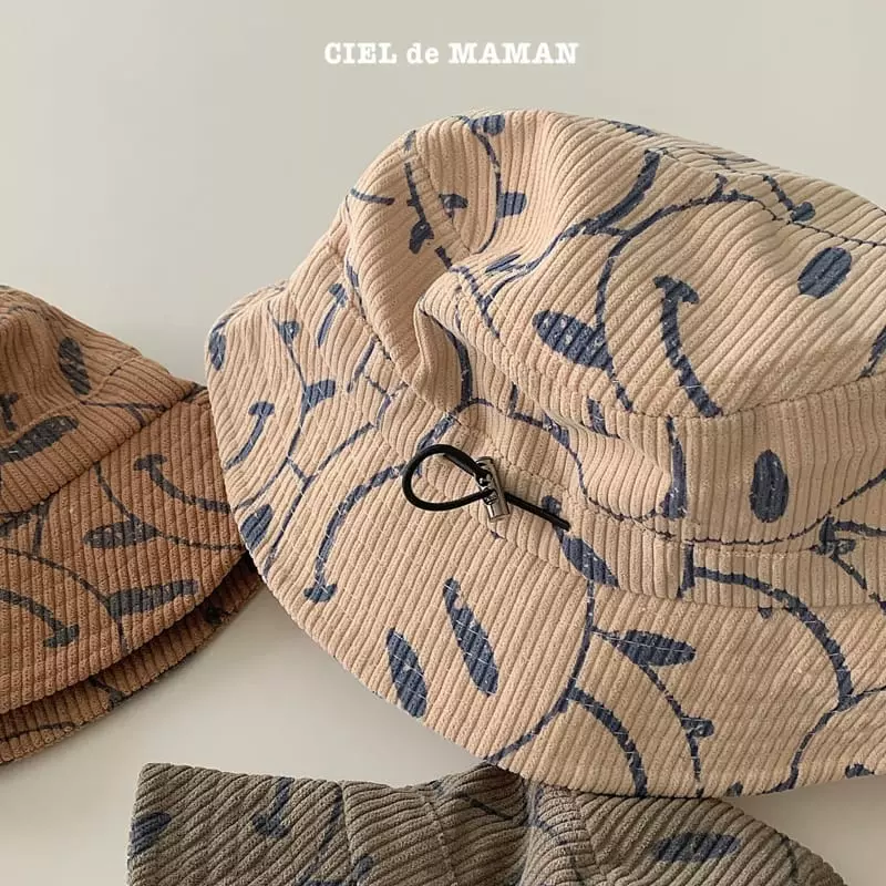 Ciel De Maman - Korean Children Fashion - #minifashionista - Rib Bucket Hat - 5