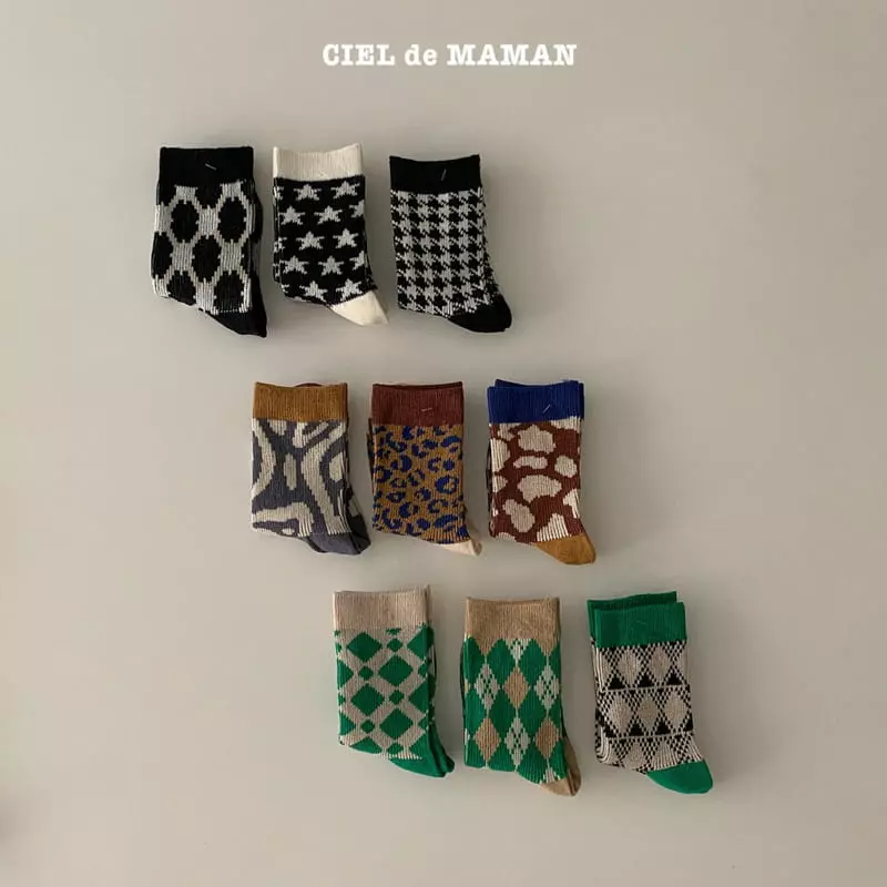Ciel De Maman - Korean Children Fashion - #prettylittlegirls - Knit Socks - 2