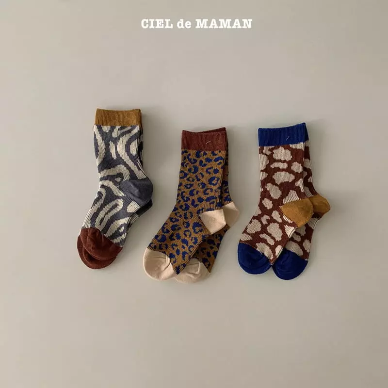 Ciel De Maman - Korean Children Fashion - #todddlerfashion - Knit Socks - 4