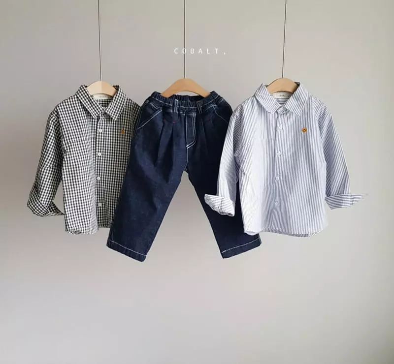 Cobalt - Korean Children Fashion - #Kfashion4kids - Point Span Jeans - 10