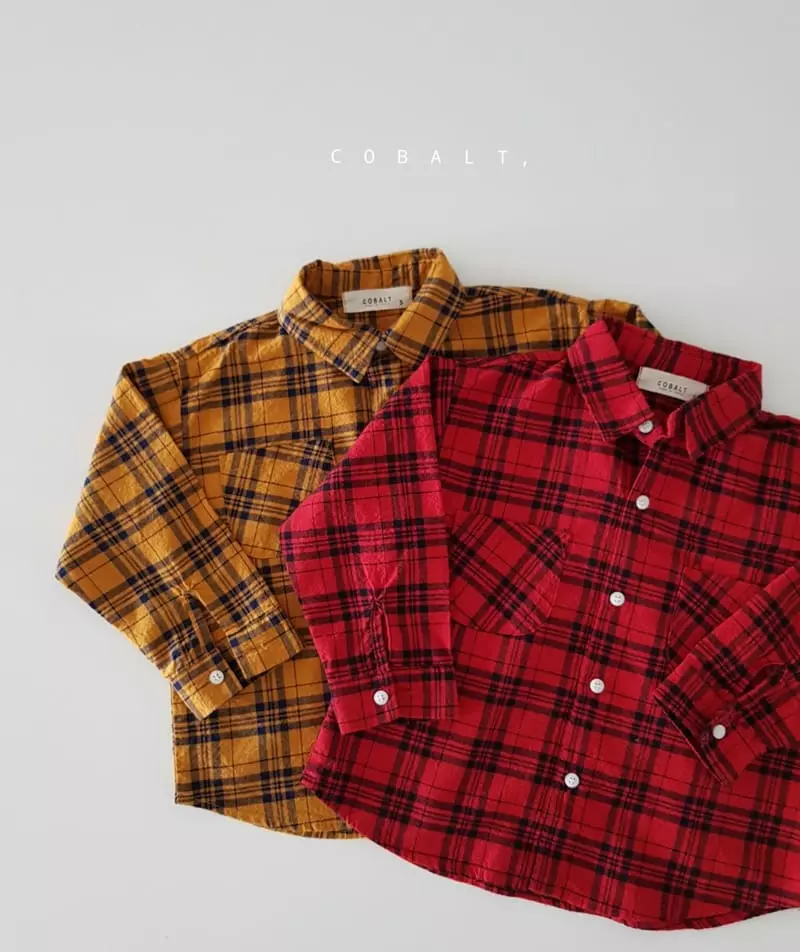 Cobalt - Korean Children Fashion - #Kfashion4kids - Check shirt - 7